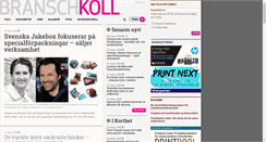 Desktop Screenshot of branschkoll.se